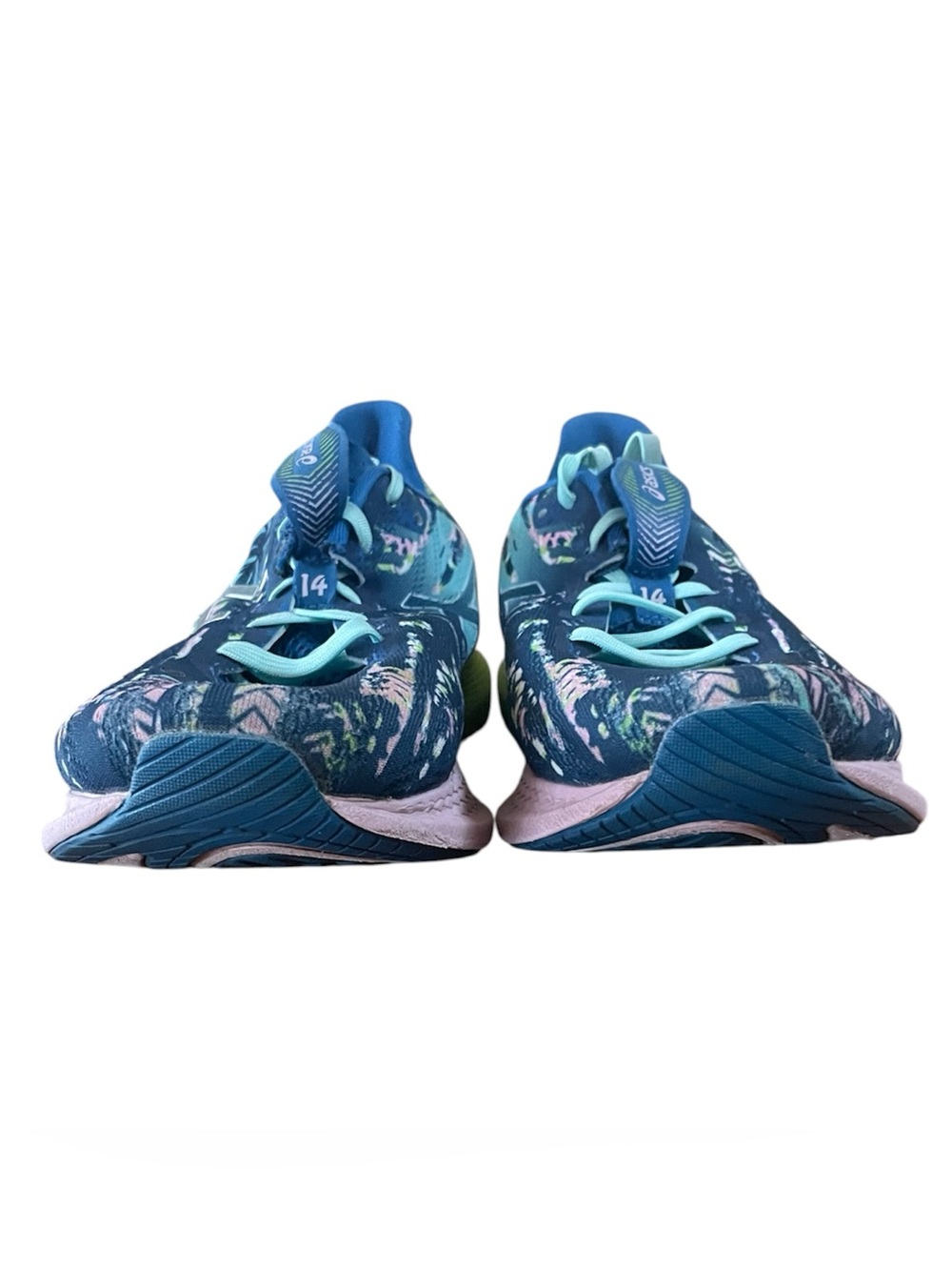 Asics Noosa Tri 14 Tropical Lake Drive Women's 10 Running Shoes - Picture 4 of 9